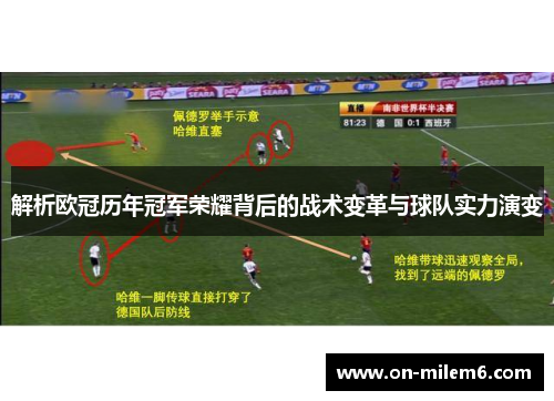 解析欧冠历年冠军荣耀背后的战术变革与球队实力演变
